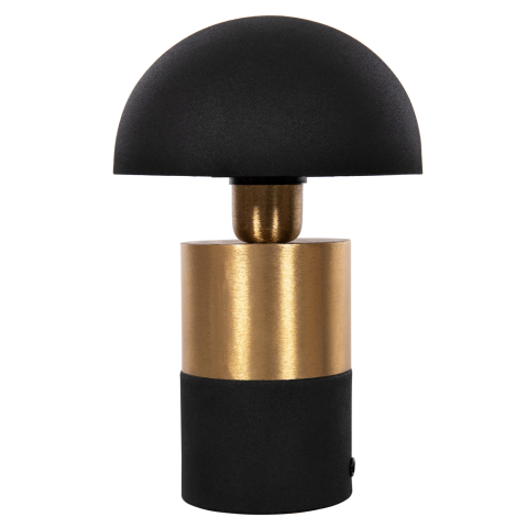 Lampi de birou - TABLE LAMP PUNE HM4255.04 METAL IN BLACK-GOLD Φ18x28Hcm.
