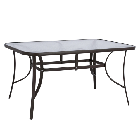 Mese - Table Metallic Brown 150X90Χ72 HM5145.02