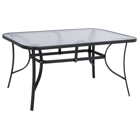 Mese - Table Metallic Grey 150X90Χ72 HM5145.01