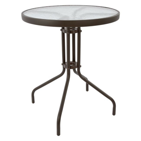 Mese - Table Metallic Lima Brown '60x70cm HM5079.02