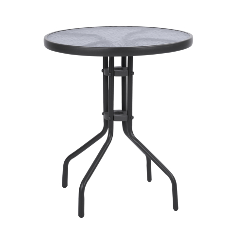 Mese - Table Metallic Lima Grey '60x68cm HM5079.01