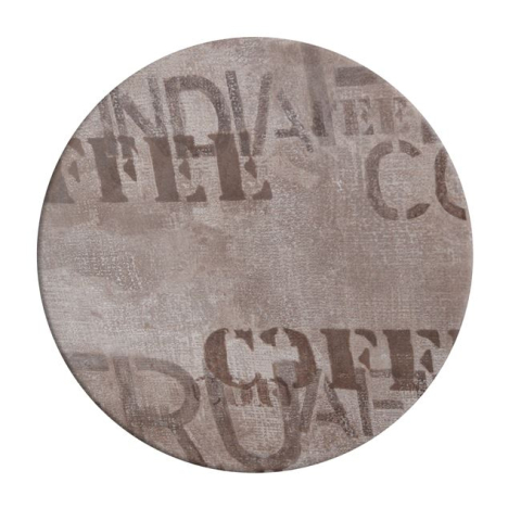 Rotund 60 - Table's Desktop 710 Werzalit '60cm in coffee brown HM5227.06