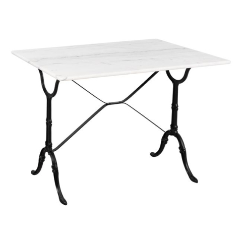Mese - Table with Base from cast iron HM464 with marble 100x60x72