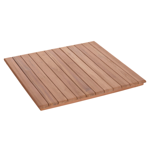 Mese - TABLETOP SQUARE HM18135 TEAK WOOD--NATURAL COLOR 60x60x4(thickness)cm.