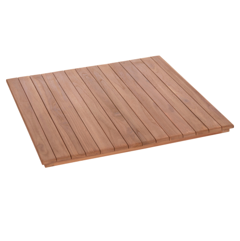 Mese - TABLETOP SQUARE HM18136 TEAK WOOD--NATURAL COLOR 70x70x4(thickness)cm.