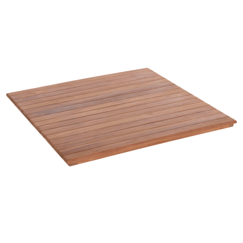 Mese - TABLETOP SQUARE HM18137 TEAK WOOD--NATURAL COLOR 80x80x4(thickness)cm.