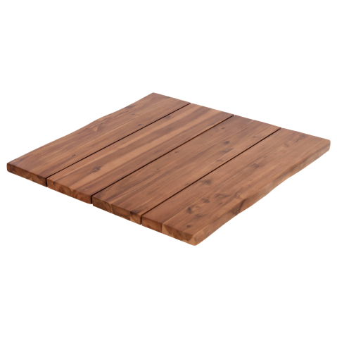 Desktop-uri - TABLETOP SQUARE HM6300.01 SOLID ACACIA WOOD IN NATURAL COLOR--80x80x3.5 (thickness) cm.