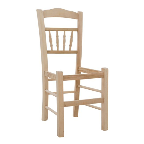 Scaune - Traditional chair without color frame 41,5x44,5x88,5cm HM8466