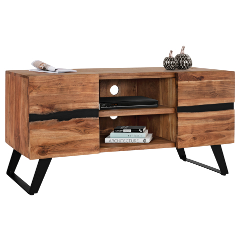 Comode TV - TV Furniture HM8174.11 Alicia Solid acacia wood Natural 160x43x66 cm.