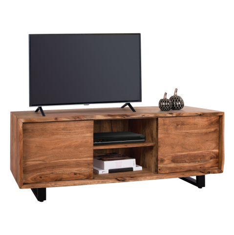 Comode TV - TV Furniture HM8185.11 Nicole from solid acacia wood Natural 160x45x57