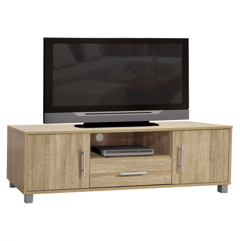 Comode TV - TV FURNITURE MACIE HM2203.02 MELAMINE IN SONAMA 120x40x39Hcm.