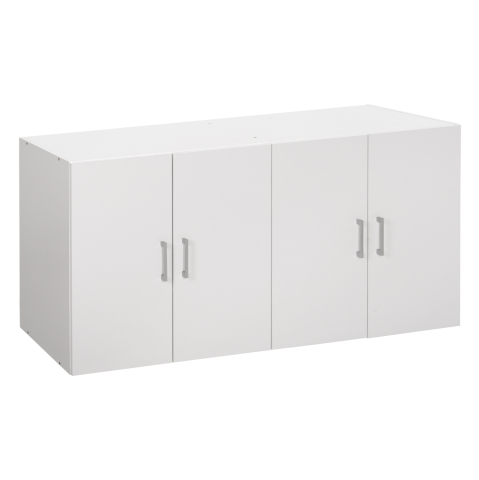 Interior - UPPER CABINET FOR 4-LEAF WARDROBE HM352.05 FERNANDA MELAMINE IN WHITE 120,5x41,5x60,5Hcm.