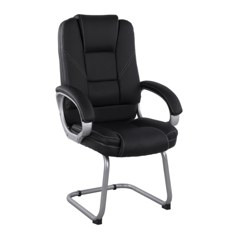 Scaune de birou - Visitor's chair with Black PU HM1144.01 63x67x112 cm