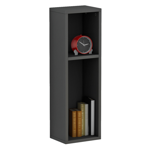 Noptiere - WALL BEDSIDE STAND BONEN HM9070.20 MELAMINE IN GREY 20x15x65Hcm.