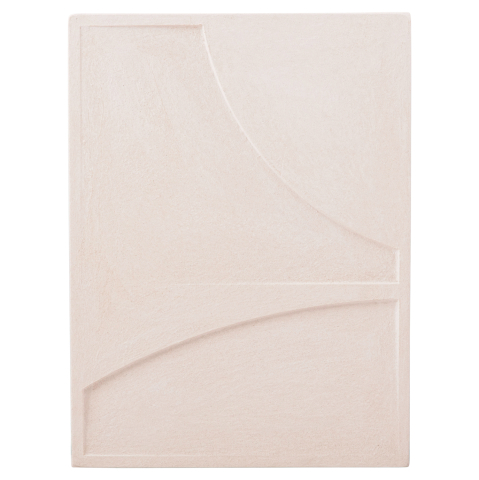 Tablouri pe panza / Canvas - WALL DECOR PANEL RECTANGLE SERIES SANTORINI HM4509 MDF IN OFF-WHITE COLOR 60x4(thickness)x80Hcm.