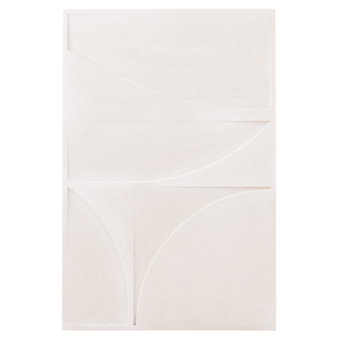 Tablouri pe panza / Canvas - WALL DECOR PANEL SERIES SANTORINI HM4505 MDF IN OFF-WHITE COLOR 80x4(thickness)x120Hcm.
