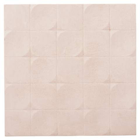 Tablouri pe panza / Canvas - WALL DECOR PANEL SQUARE SERIES SANTORINI HM4516 MDF OFF-WHITE COLOR 80x4.5(thickness)x80Hcm.