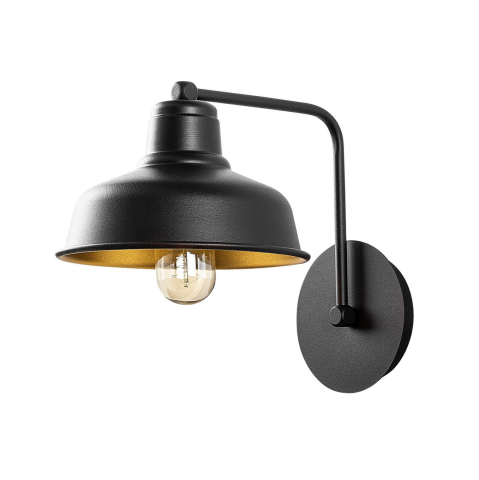Iluminat de perete - Wall Lamp metallic black HM7306 19x27x24 cm.