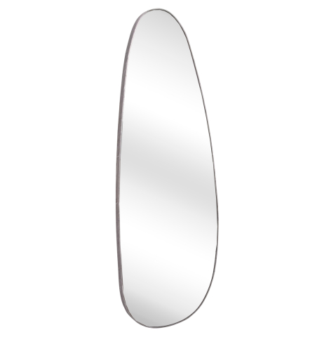 Oglinzi - WALL MIRROR CRITHER HM4486.02 MDF FRAME IN GREY MARBLE COLORING 49x140Hcm.
