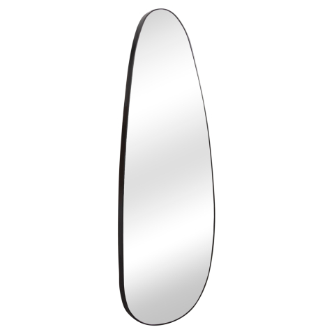 Interior - WALL MIRROR CRITHER HM4486.11 MDF FRAME IN BLACK COLORING 49x140Hcm.