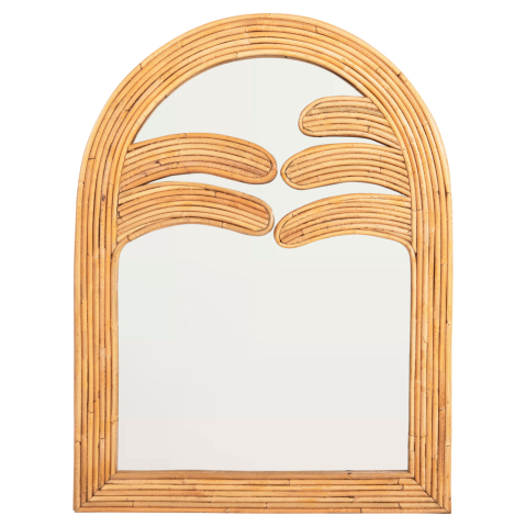 Oglinzi - WALL MIRROR REFLECT HM4366 NATURAL RATTAN FRAME 61x5x80Hcm.