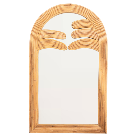 Oglinzi - WALL MIRROR REFLECT HM4367 NATURAL RATTAN FRAME 60x4,5x100Hcm.