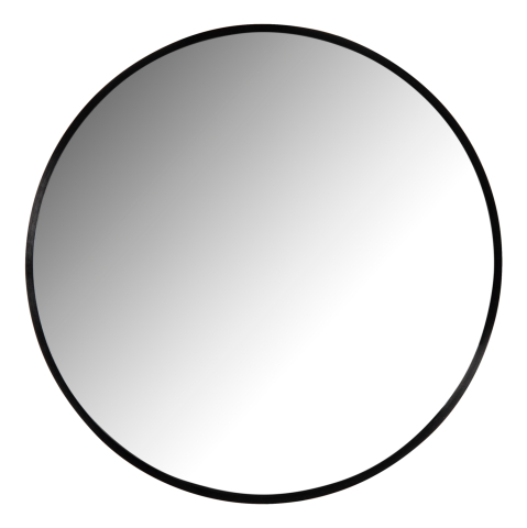 Oglinzi - WALL MIRROR ROUND HM9582.01 ALUMINUM FRAME IN BLACK Φ50x3 cm.