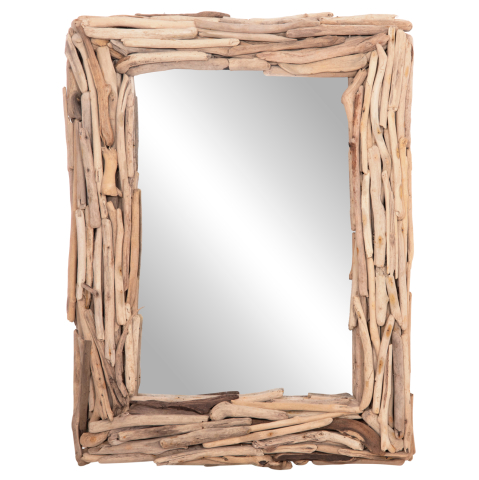 Interior - WALL MIRROR TWIGS HM4440 DRIFTWOOD IN NATURAL COLOR 62x10x82Hcm.