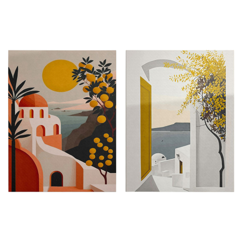 Tablouri pe panza / Canvas - WALL PAINTING 2PCS SERIES GOBI HM4838 PRINTED CANVAS 50x3(thickness)x70Hcm.(x2)