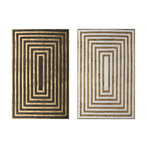 Tablouri pe panza / Canvas - WALL PAINTING 2PCS SERIES GOBI HM4841 PRINTED CANVAS 45x2.8(thickness)x70Hcm.(x2)