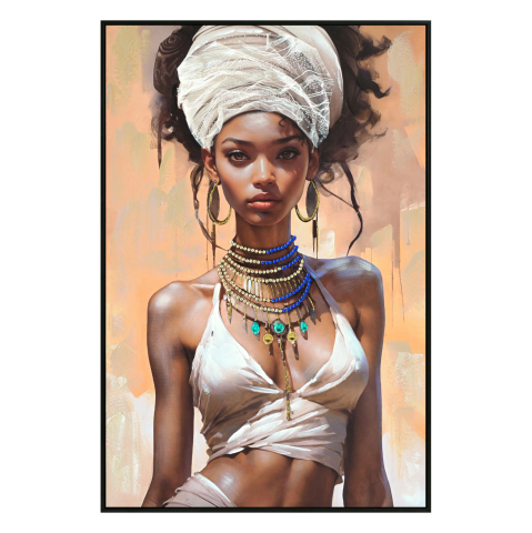 Tablouri pe panza / Canvas - WALL PAINTING MARIP HM4571 BLACK PS FRAME-PRINTED CANVAS 82x4,5x122Hcm.
