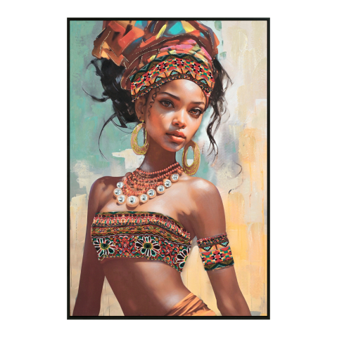 Tablouri pe panza / Canvas - WALL PAINTING MARIP HM4572 BLACK PS FRAME-PRINTED CANVAS 82x4,5x122Hcm.