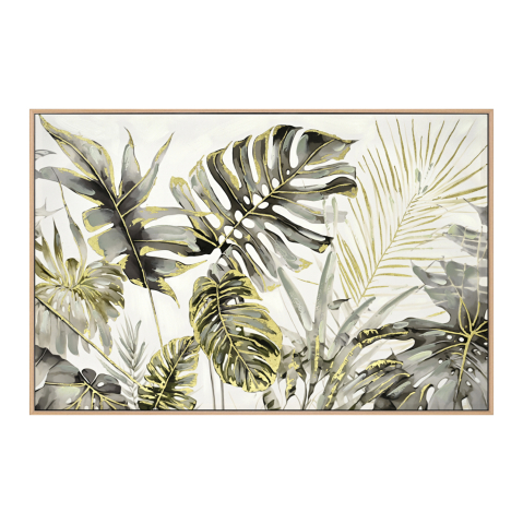Decoratiuni - WALL PAINTING TROPICO ΗΜ4541 BEIGE PS FRAME-PRINTED CANVAS 102x4,5x72Hcm.