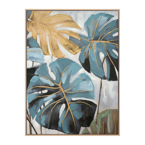 Decoratiuni - WALL PAINTING TROPICO HM4542 BEIGE PS FRAME-PRINTED CANVAS 62x4,5x82Hcm.