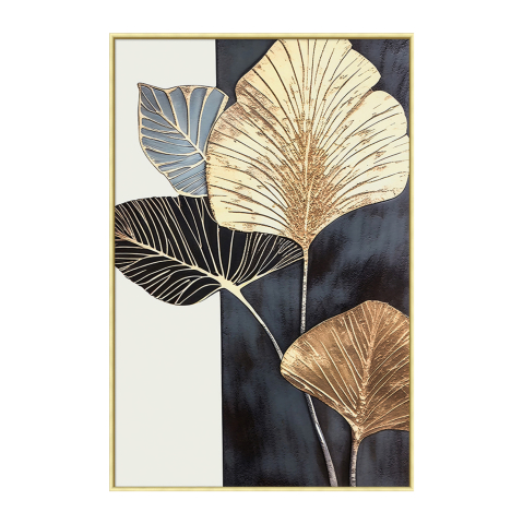 Decoratiuni - WALL PAINTING TROPICO HM4546.02 BEIGE PS FRAME-PRINTED CANVA 52,5x2,8x72,5Hcm.