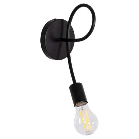Iluminat de perete - WALL SCONCE FRIDRIK HM7399.11 METAL IN BLACK 12x15.5x28.5Hcm