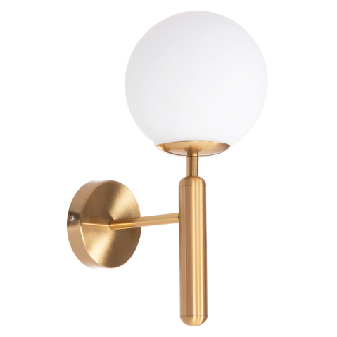 Iluminat de perete - WALL SCONCE HOMY HM4470 METAL BASE IN GOLD-GLASS [E27] 14x21x33Hcm.