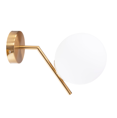 Iluminat de perete - WALL SCONCE HOMY2 HM4471 METAL BASE IN GOLD-GLASS [E27] 14.5x28x21Hcm.