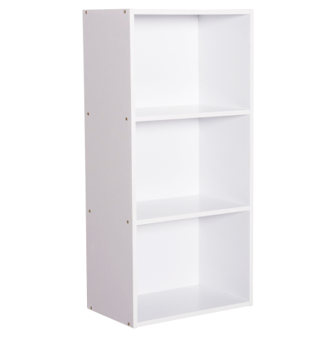 Rafturi de perete - WALL SHELF RACK CUBICON HM9941.01 MELAMINE IN WHITE 38,5x23,5x80Hcm.