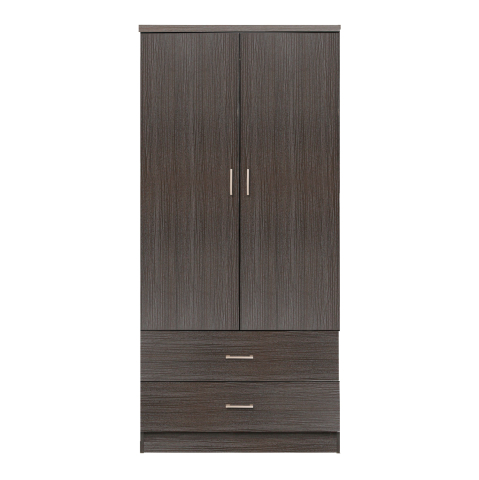 Dulapuri - Wardrobe 2 Door with 2 drawers HM338.01 Zebrano 80x41.5x180H