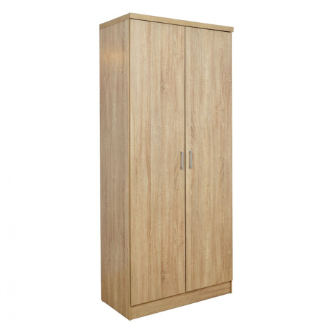 Dulapuri - Wardrobe 2 Door with 3 Selves HM337.02 Sonama 60x42x180