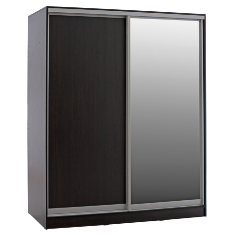 Interior - WARDROBE 2-LEAF HM2434.02 ADLER SLIDING DOORS MIRROR WENGE 160x60x210H