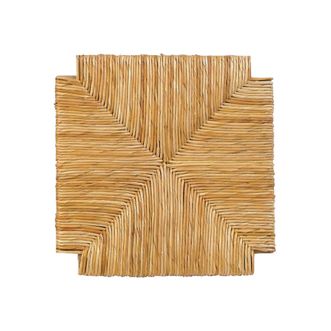 Mobilier traditonal - WHEAT RUSH-MATT REPLACEMENT SEAT HM5098 FOR WOODEN STOOLS-33Χ33Χ3.5cm(thickness)