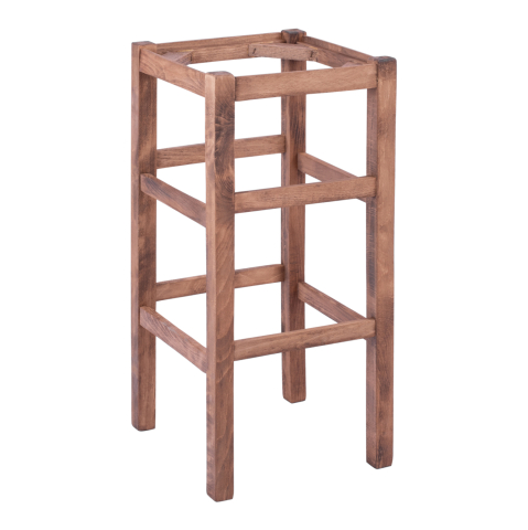Taburete - WOODEN STOOL WITHOUT BACK IN WALNUT HM5583.01