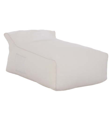 Puf - ΠΟΥΦ ZAFER HM5772.11 ΜΕ TEXTILENE 600gr/m2 2X1 ΛΕΥΚΟ 88x128x60Υεκ