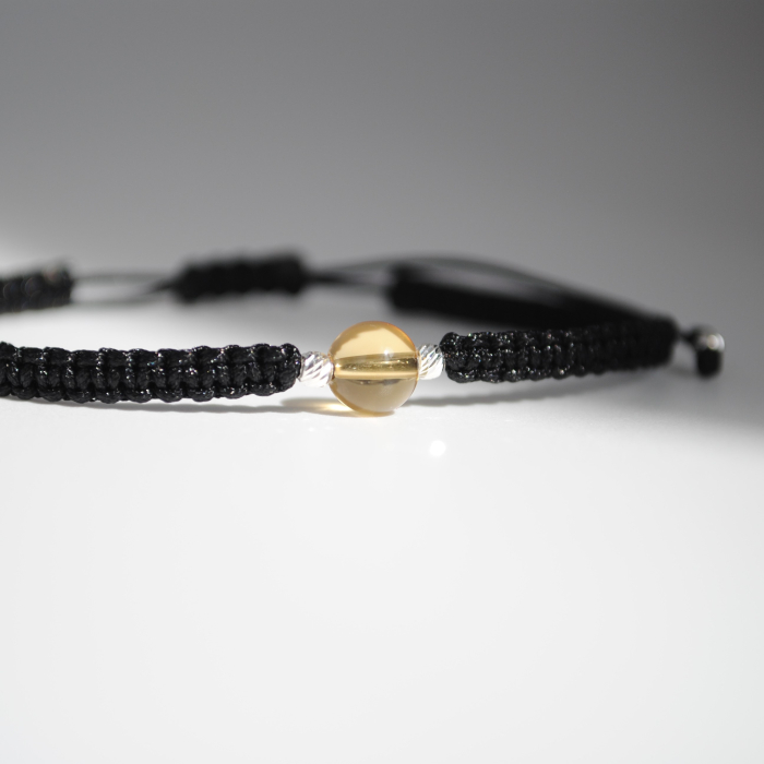 Brățară cu Citrin  – Zodia Fecioară – Șnur Reglabil & Argint 925 – Gabrieli [3]