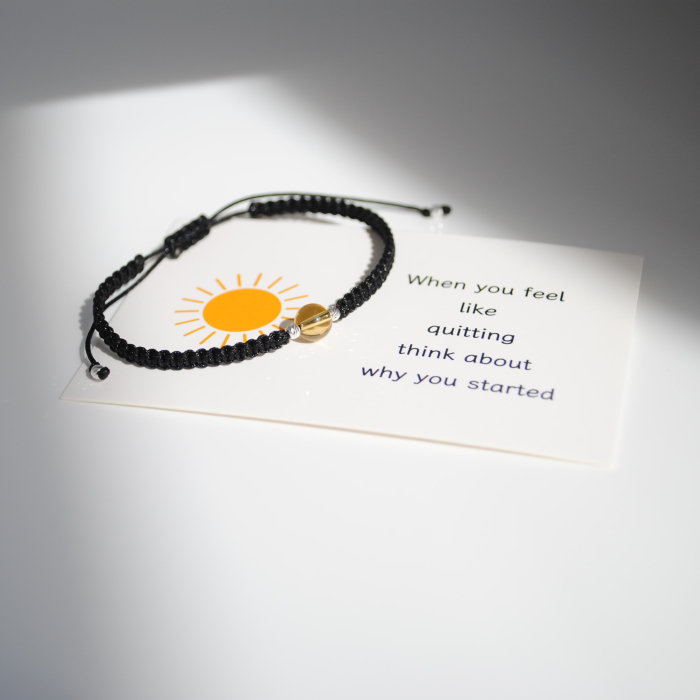 Brățară cu Citrin  – Zodia Fecioară – Șnur Reglabil & Argint 925 – Gabrieli [6]