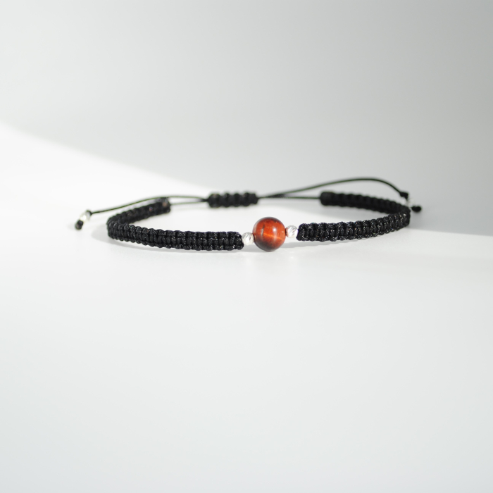 Brățară Ochi de Taur 6 mm – Zodia Scorpion  Protecție & Forță Interioară, Handmade, Argint 925 [4]