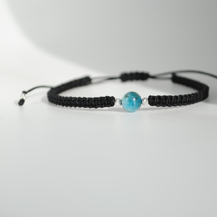 Brățară Zodia Pești cu Apatit  6 mm – Intuiție, Calm și Echilibru Emoțional [3]