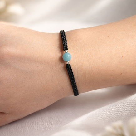 Bratari - Brățară Aquamarine – Zodia Gemeni – Calm, Claritate și Comunicare